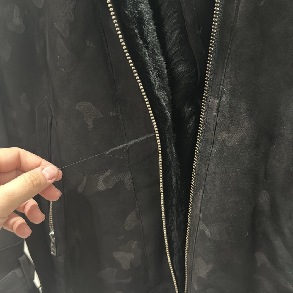 Shearling Moto Jacket - Picture 7 of 7